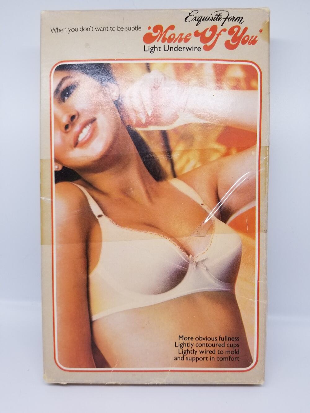 Deadstock Vintage Exquisite Form "More of You" Bra 38D In Box